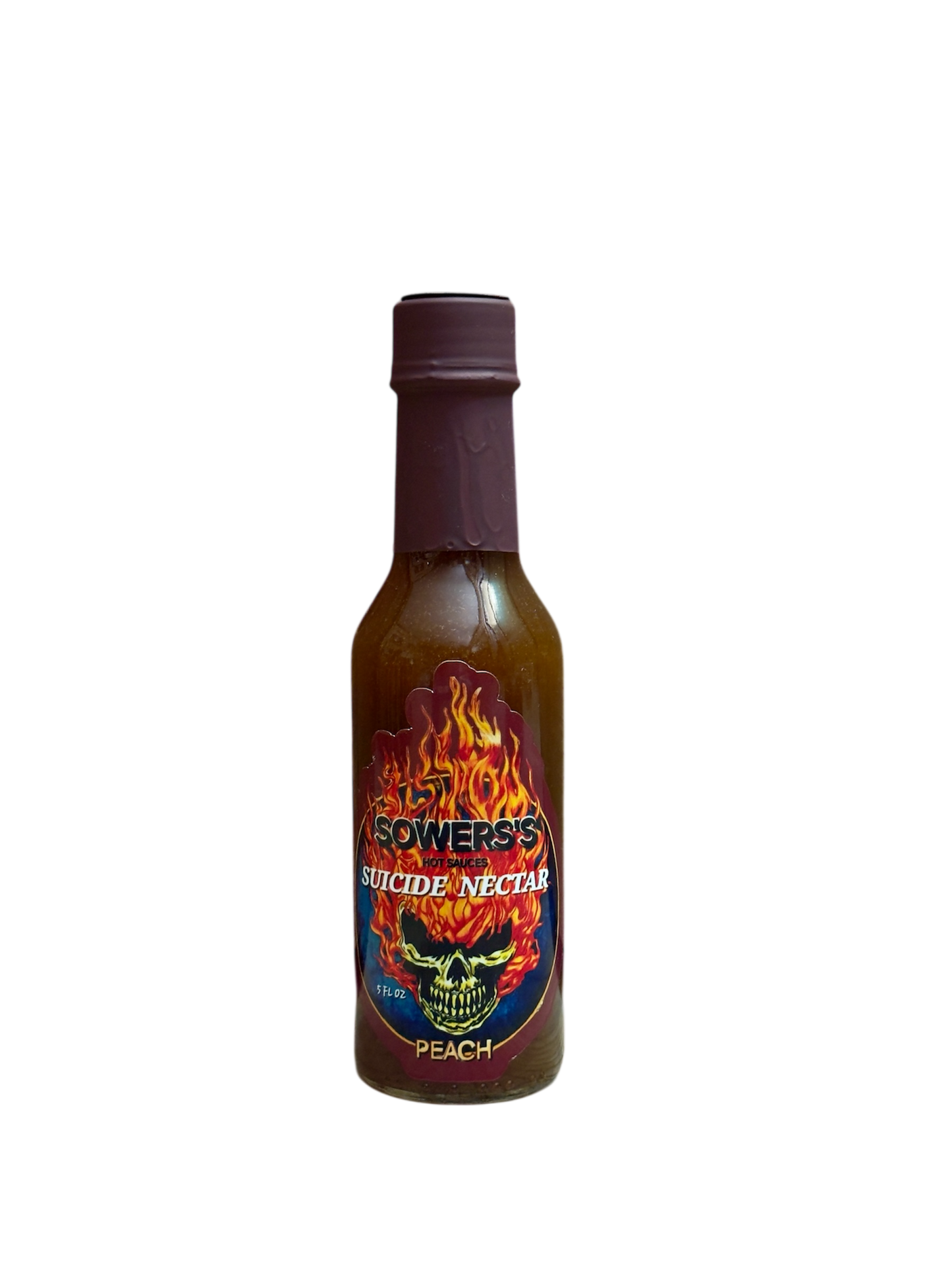 Suicide Nectar (Peach) Hot Sauce 5 fl oz (148 ml) - Sowers’s Hot Sauces