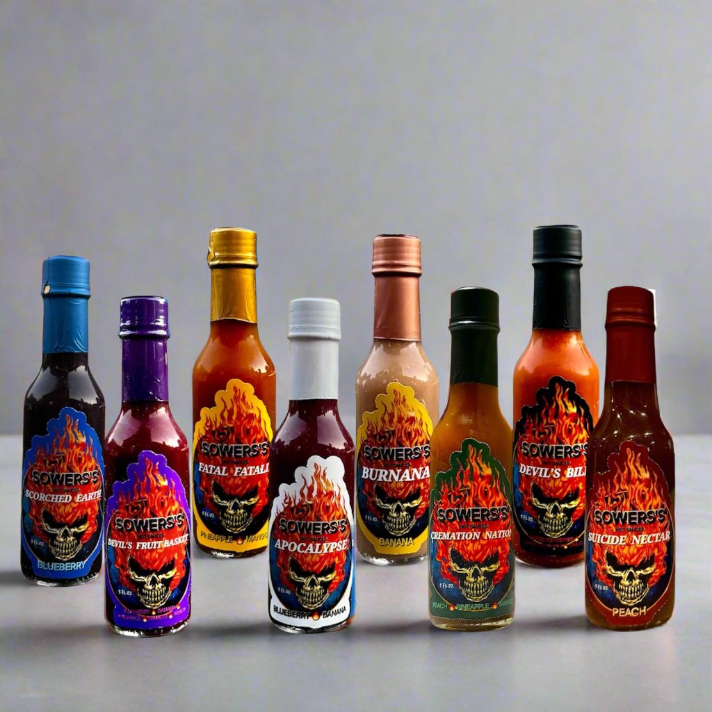 Sowers's Hot Sauce Bundle (The Crazy 8) - Sowers’s Hot Sauces