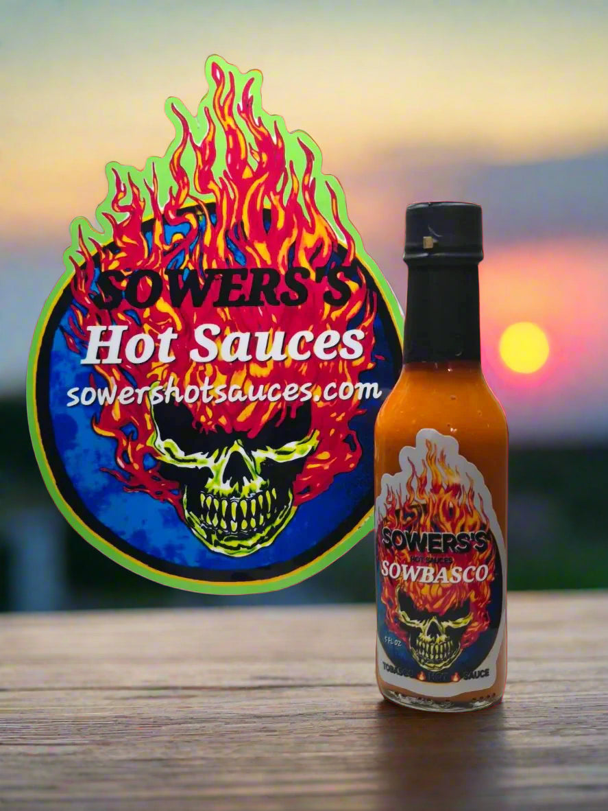 SOWBASCO 5 fl oz (Red Peppers) - Sowers’s Hot Sauces