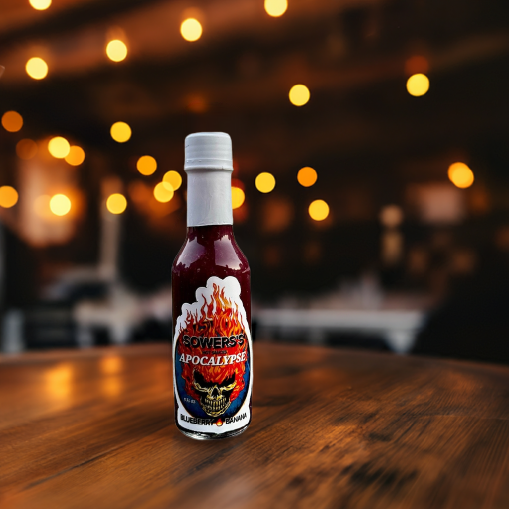 Apocalypse 5 fl oz (Blueberry Banana) - Sowers’s Hot Sauces