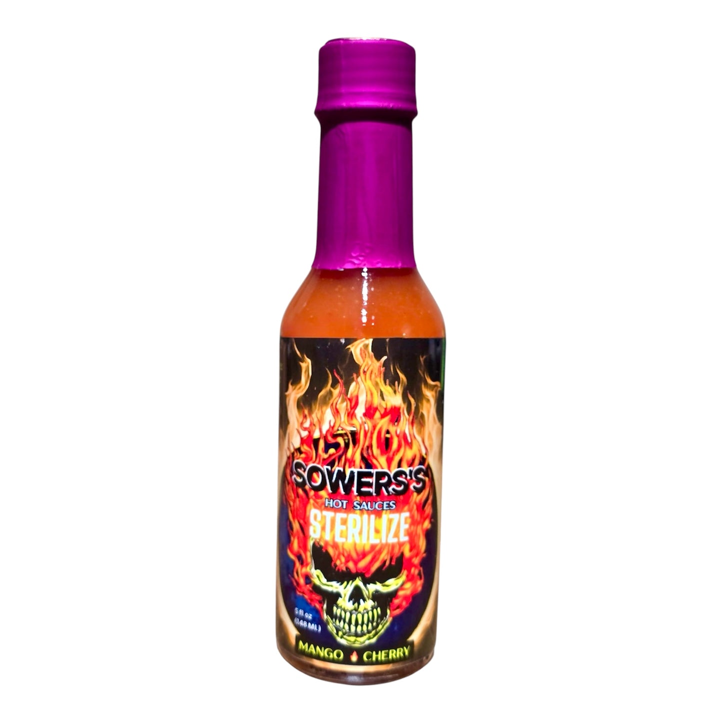Sterilize (Mango & Cherry) Hot Sauce 5 fl oz (148 ml) - Sowers’s Hot Sauces 