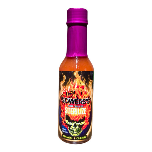 Sterilize (Mango & Cherry) Hot Sauce 5 fl oz (148 ml) - Sowers’s Hot Sauces 