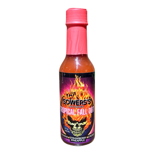 Tropical Fall Out (Banana, Strawberry, Cherry & Pineapple) Hot Sauce 5 fl oz (148ml) - Sowers’s Hot Sauces 