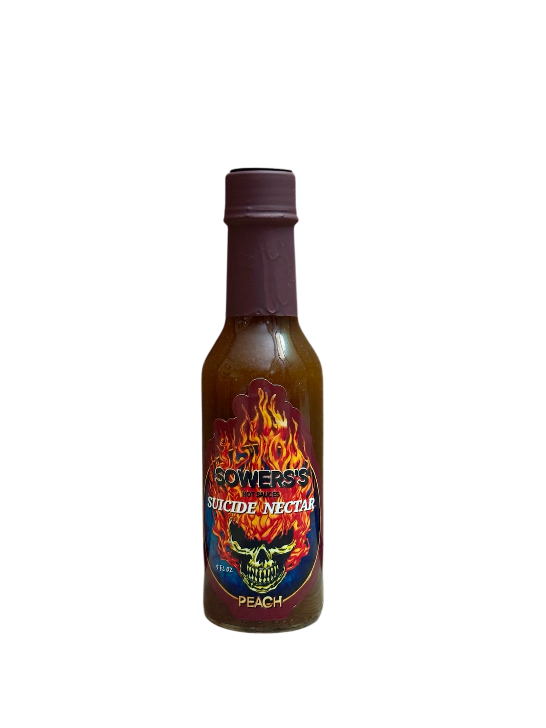 Suicide Nectar (Peach) Hot Sauce 5 fl oz (148 ml) - Sowers’s Hot Sauces 