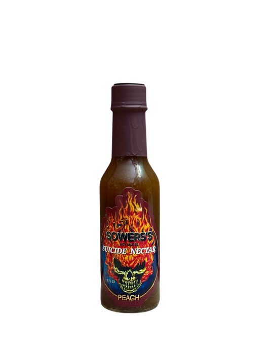Suicide Nectar (Peach) Hot Sauce 5 fl oz (148 ml) - Sowers’s Hot Sauces 