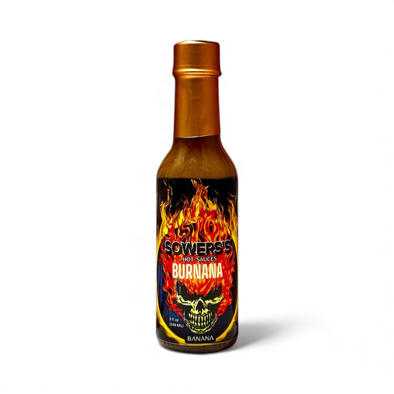 BURNANA (Banana) Hot Sauce 5 fl oz (148 ml) - Sowers’s Hot Sauces 