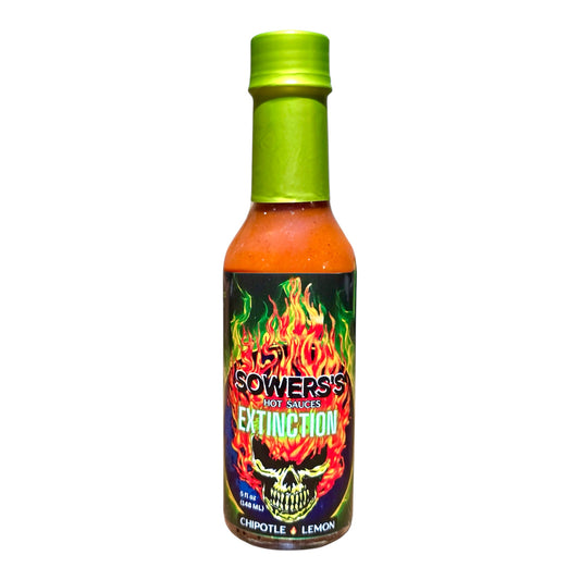 Extinction (Chipotle & Lemon) Hot Sauce 5 fl oz (148 ml) - Sowers’s Hot Sauces 
