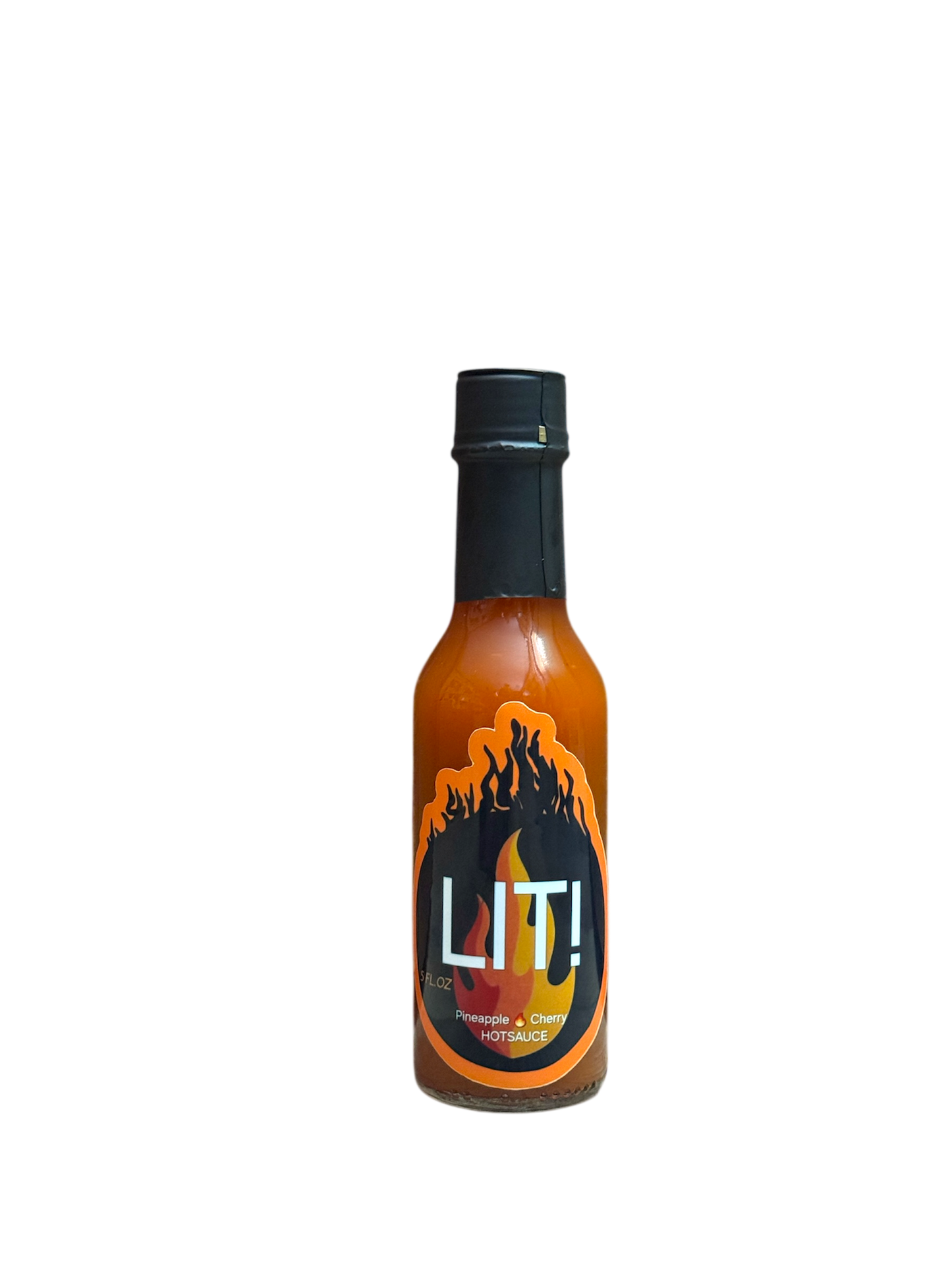 "LIT" (Pineapple & Cherry) Hot Sauce 5 fl oz (148ml)