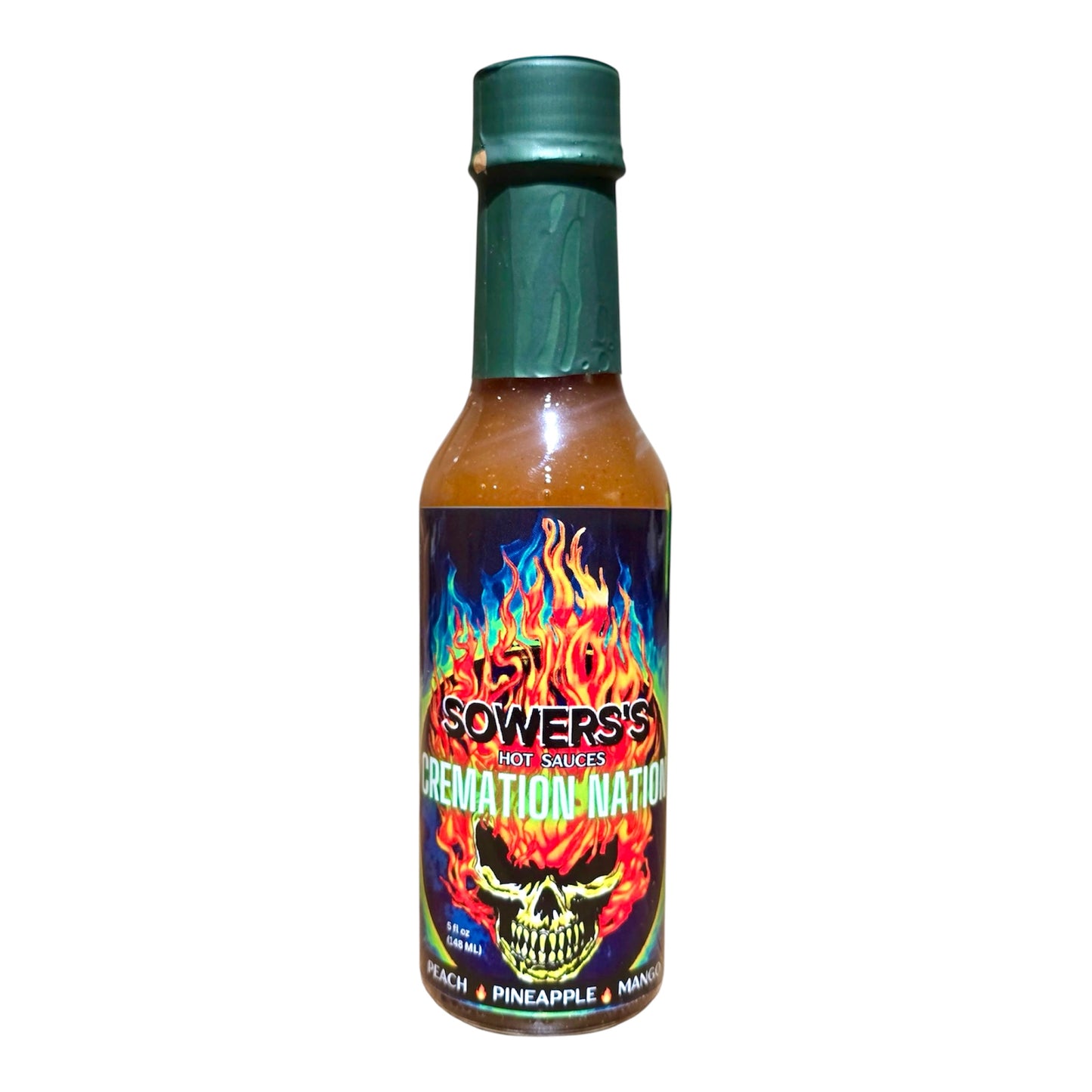 Cremation Nation (Peach, Pineapple & Mango) Hot Sauce 5 fl oz (148 ml)