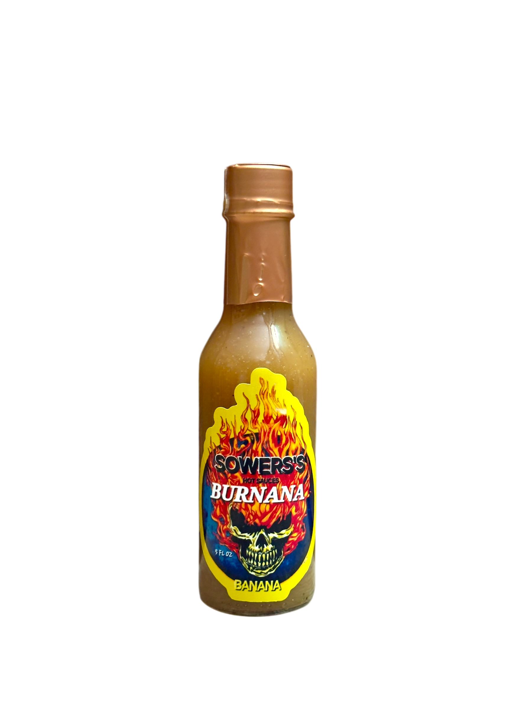 BURNANA (Banana) Hot Sauce 5 fl oz (148 ml) - Sowers’s Hot Sauces 