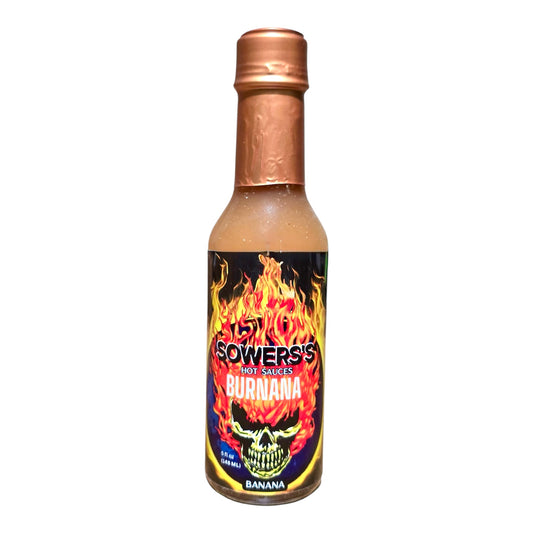 BURNANA (Banana) Hot Sauce 5 fl oz (148 ml) - Sowers’s Hot Sauces 