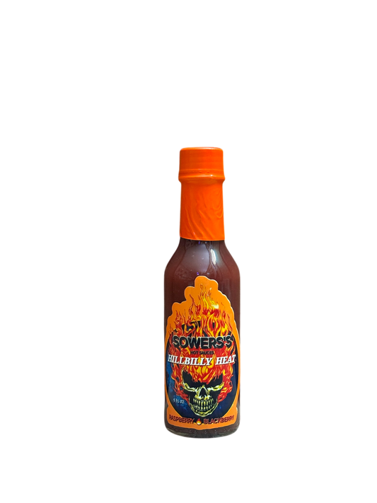 Hillbilly Heat (Raspberry, Black Berry & Honey Whisky) Hot Sauce 5 fl oz (148ml) - Sowers’s Hot Sauces 