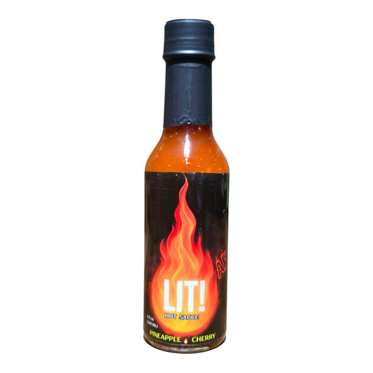 LIT "AF" (Pineapple & Cherry) Hot Sauce 5 fl oz (148ml) - Sowers’s Hot Sauces 